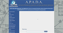 Desktop Screenshot of apada.org.ar